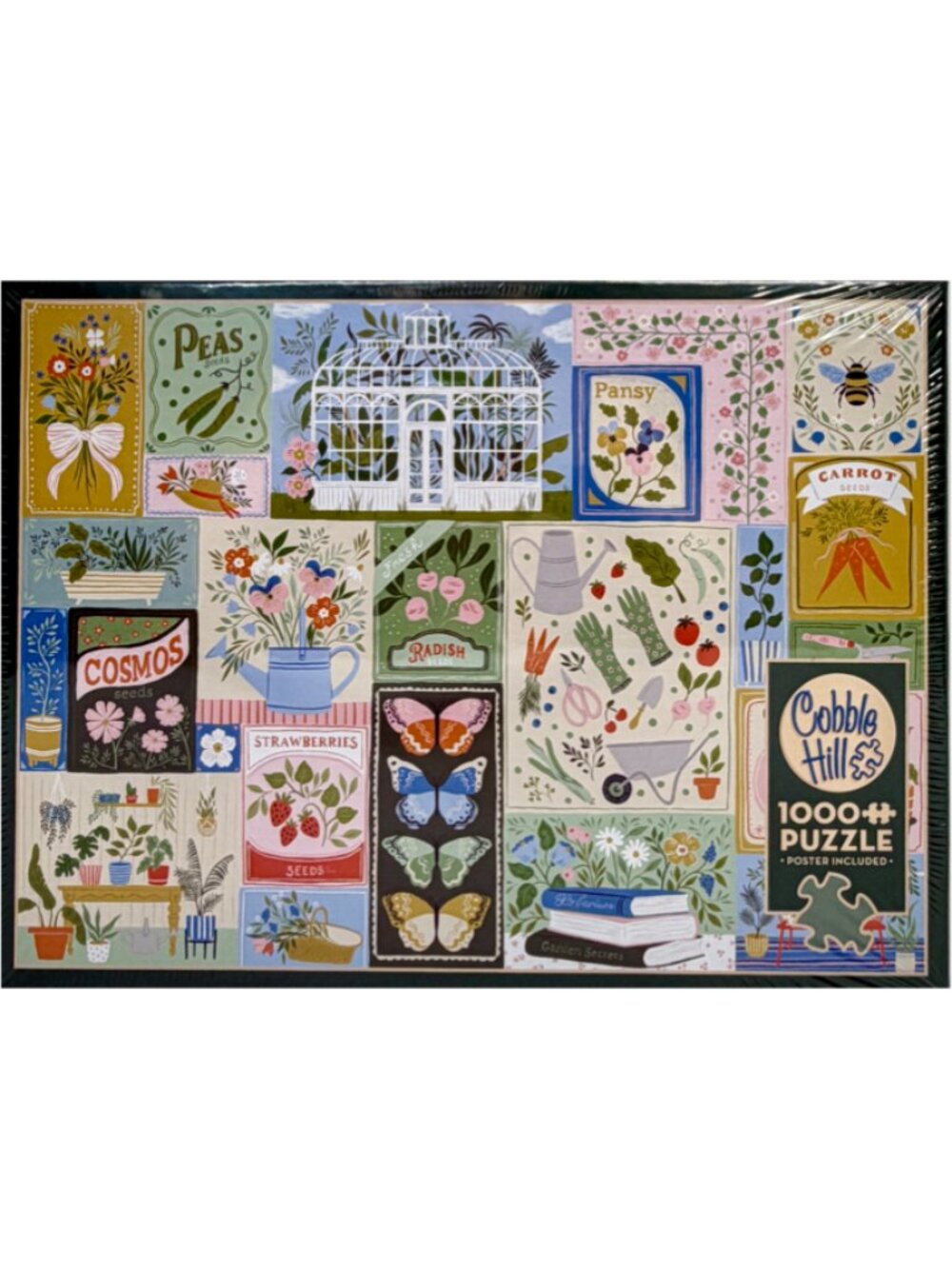NEW Cobble Hill Planting Time 1000 Piece Jigsaw Puzzle Gardening Flowers